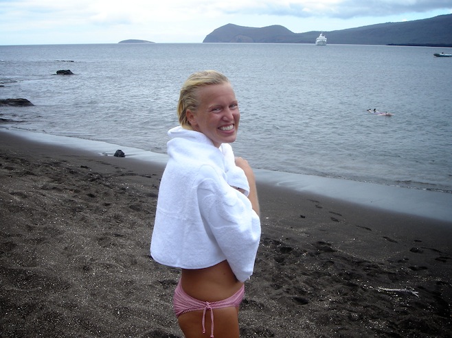 chilly swim